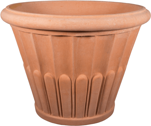 Vaso Scanalato - Terra Cotta Planter